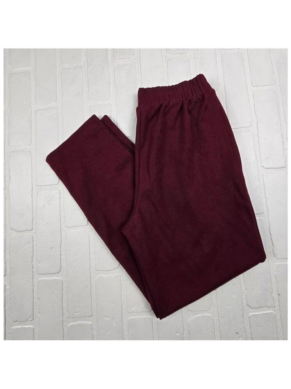 A new day Burgundy Pull on Pants XS - Picture 2 of 3